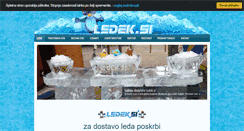 Desktop Screenshot of ledek.si